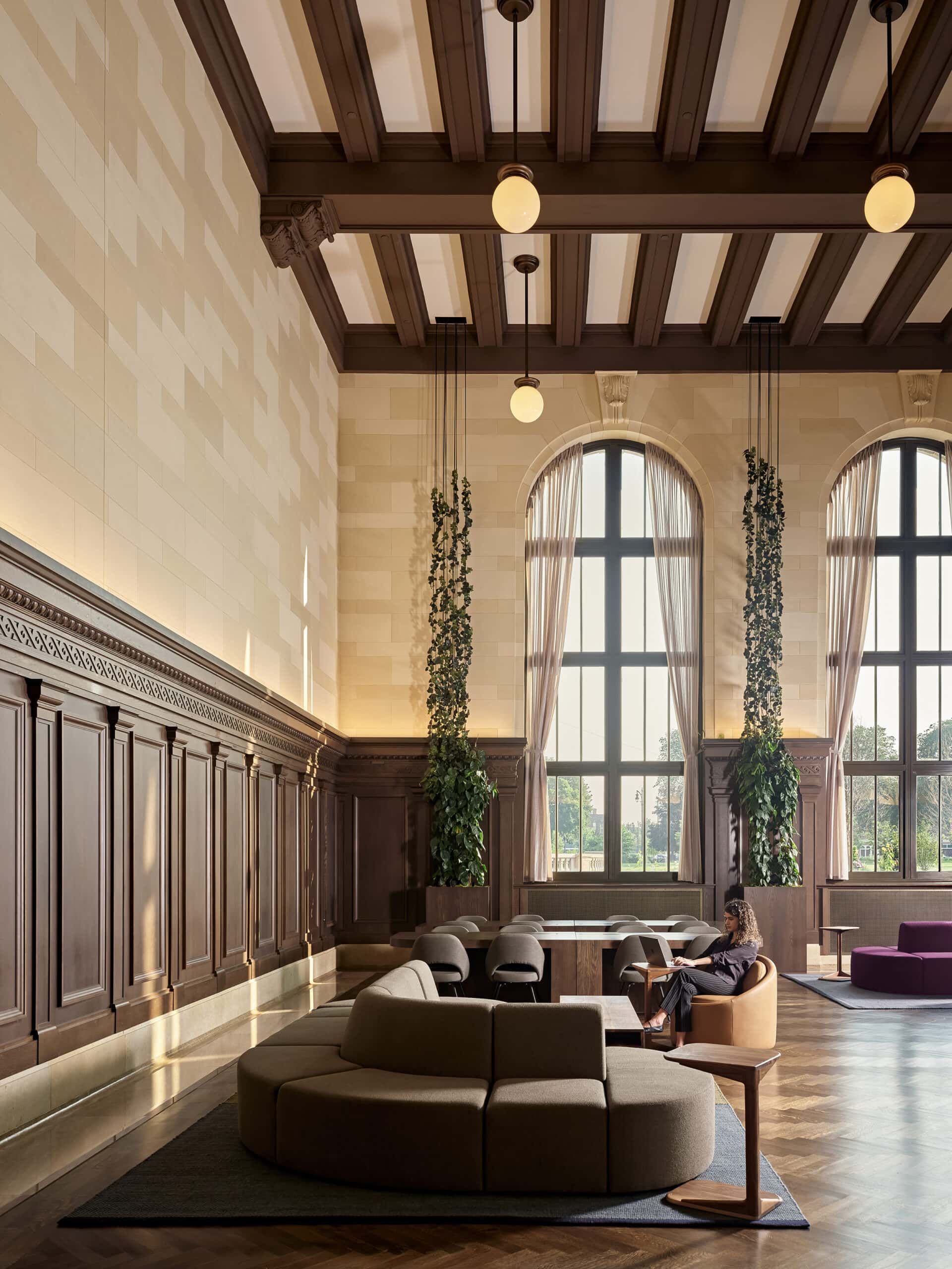 Michigan Central Detroit study lounge modular furniture